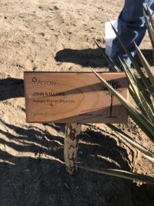JB's plaque at Baja